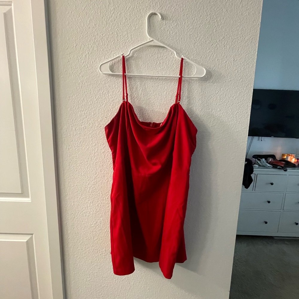 Abercrombie & Fitch Vibrant Red Dress